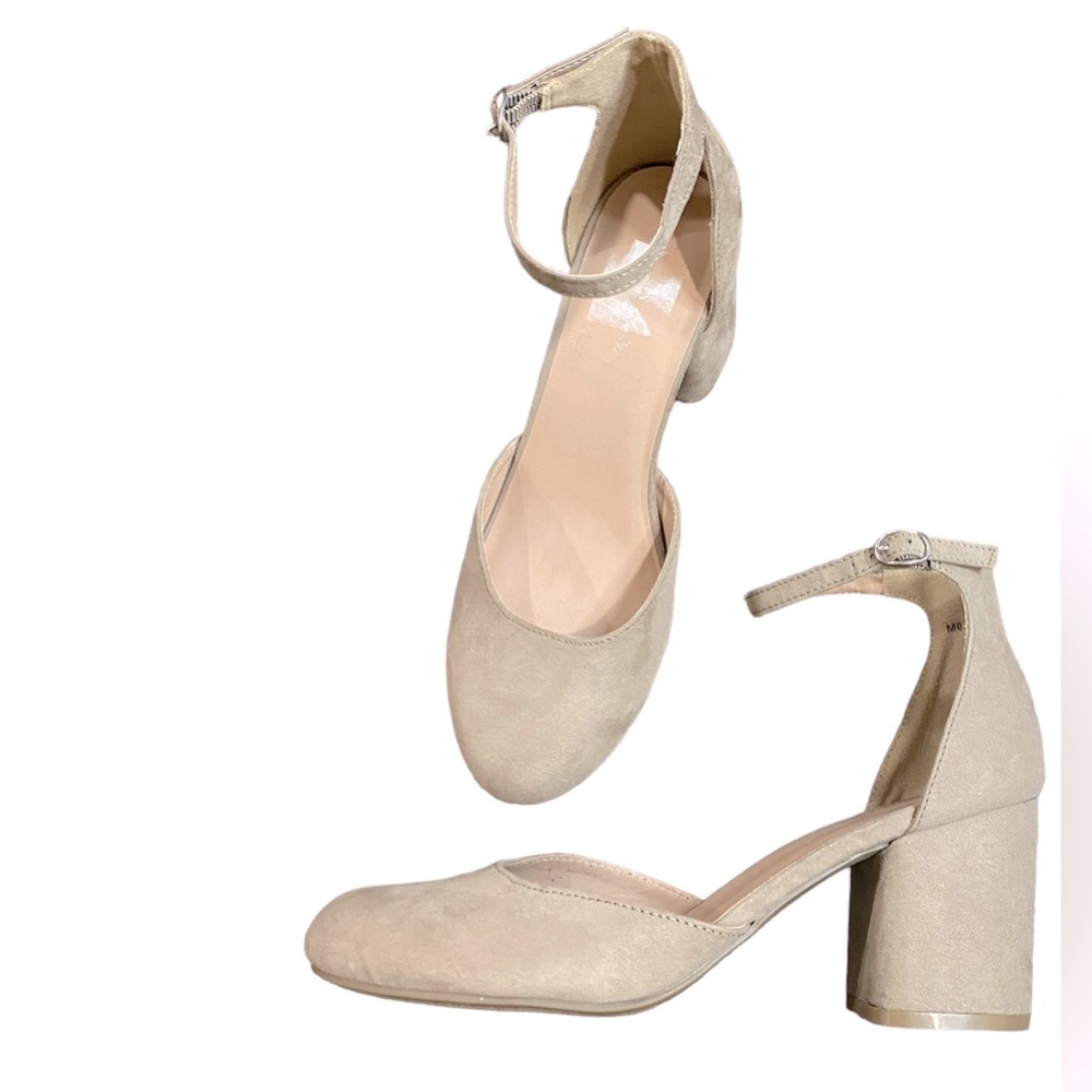 NEW WOMENS LOW MID BLOCK HEEL ANKLE STRAP BUCKLKE LADIES SANDALS COURT SHOES